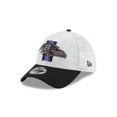 Baltimore Ravens Gorra | New Era Official NFL Training 39thirty Stretch Fit Cap Mexico - Negros